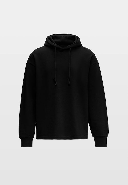 Black sweatshirt oversized store