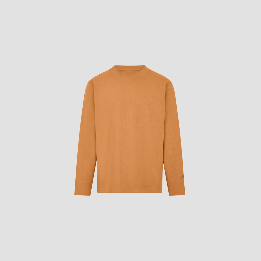 View in full screen BMW M Oversized Long Sleeve T-shirt Dark Brown Wood 2