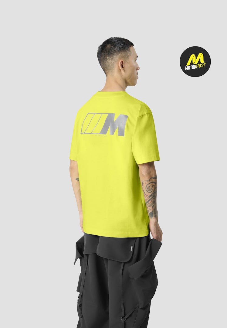 T-Shirt Reflective Oversized BMW M Reverse Logo | BMW