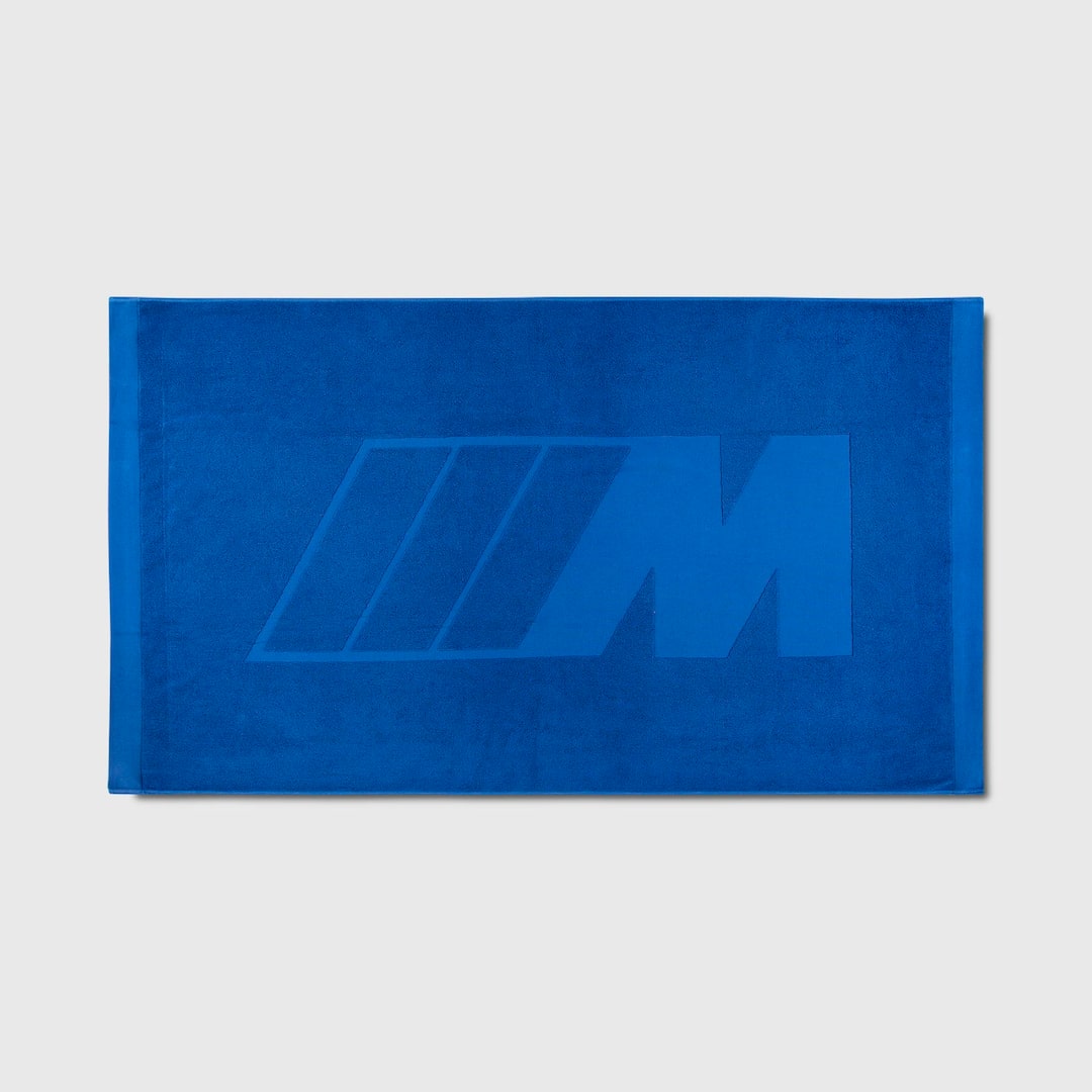 Visualizza a schermo intero Asciugamano BMW M Tonal Logo  Blu Inchiostro 1