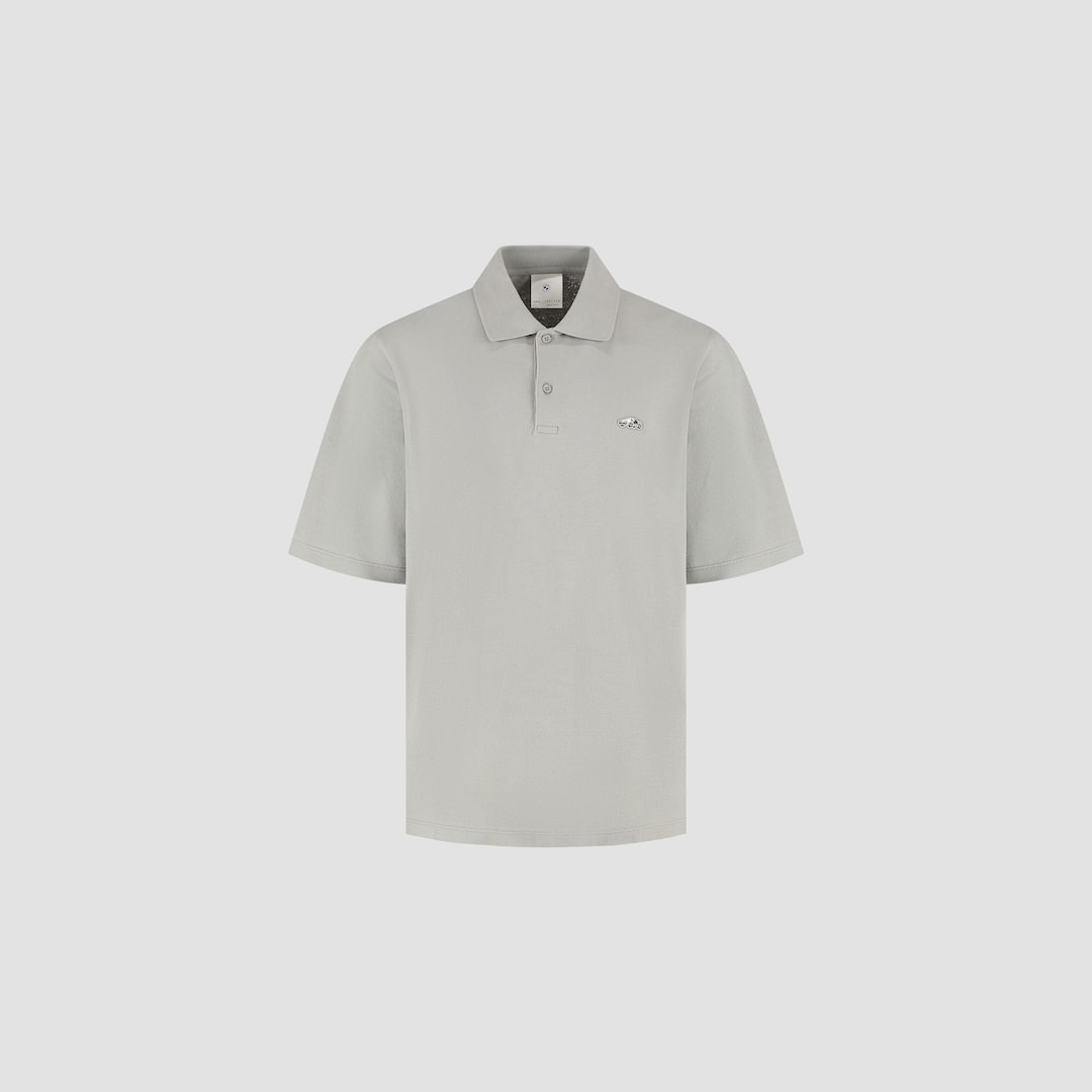 View in full screen BMW Z1 Pixel Logo Oversized Polo  grey 1