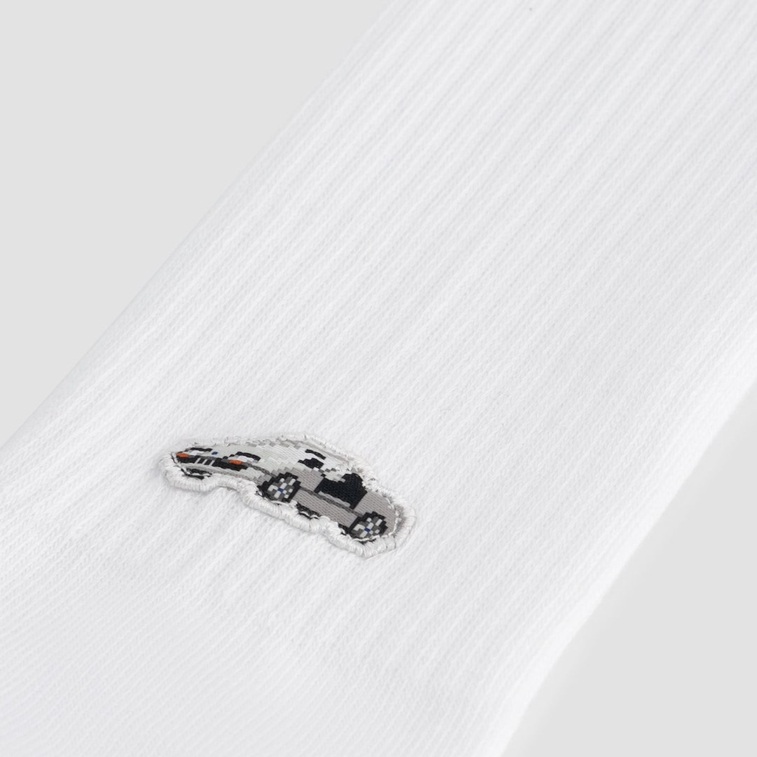 Visualizza a schermo intero Calzini BMW Z1 Pixel Logo  Bianco 4