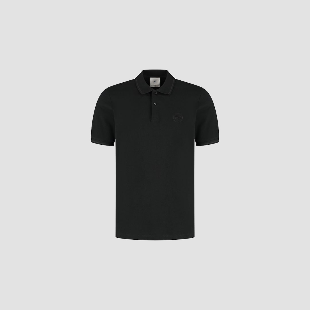 View in full screen BMW Micro Tonal Logo Polo  Black 1