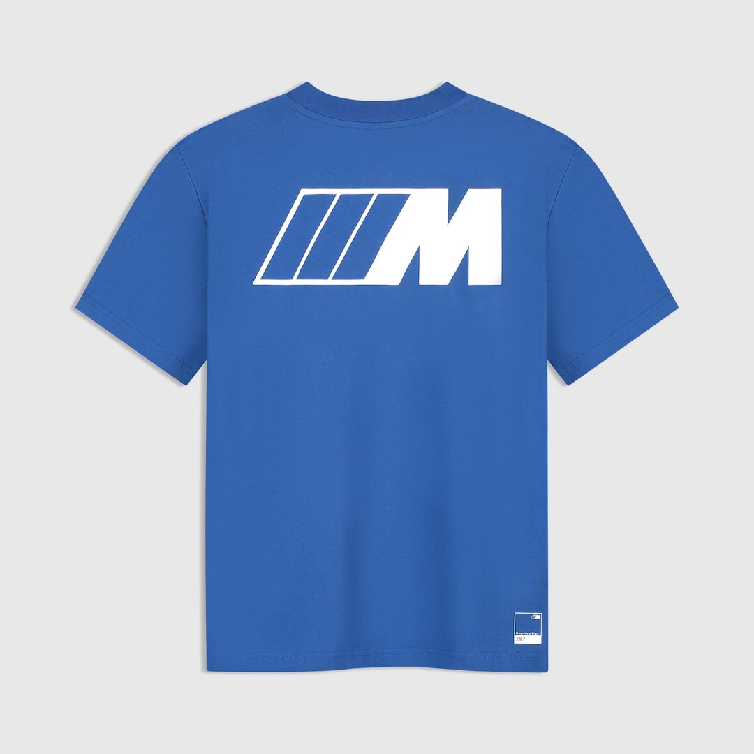 View in full screen BMW M Reverse Logo Oversized T-Shirt  Ink Blue 4