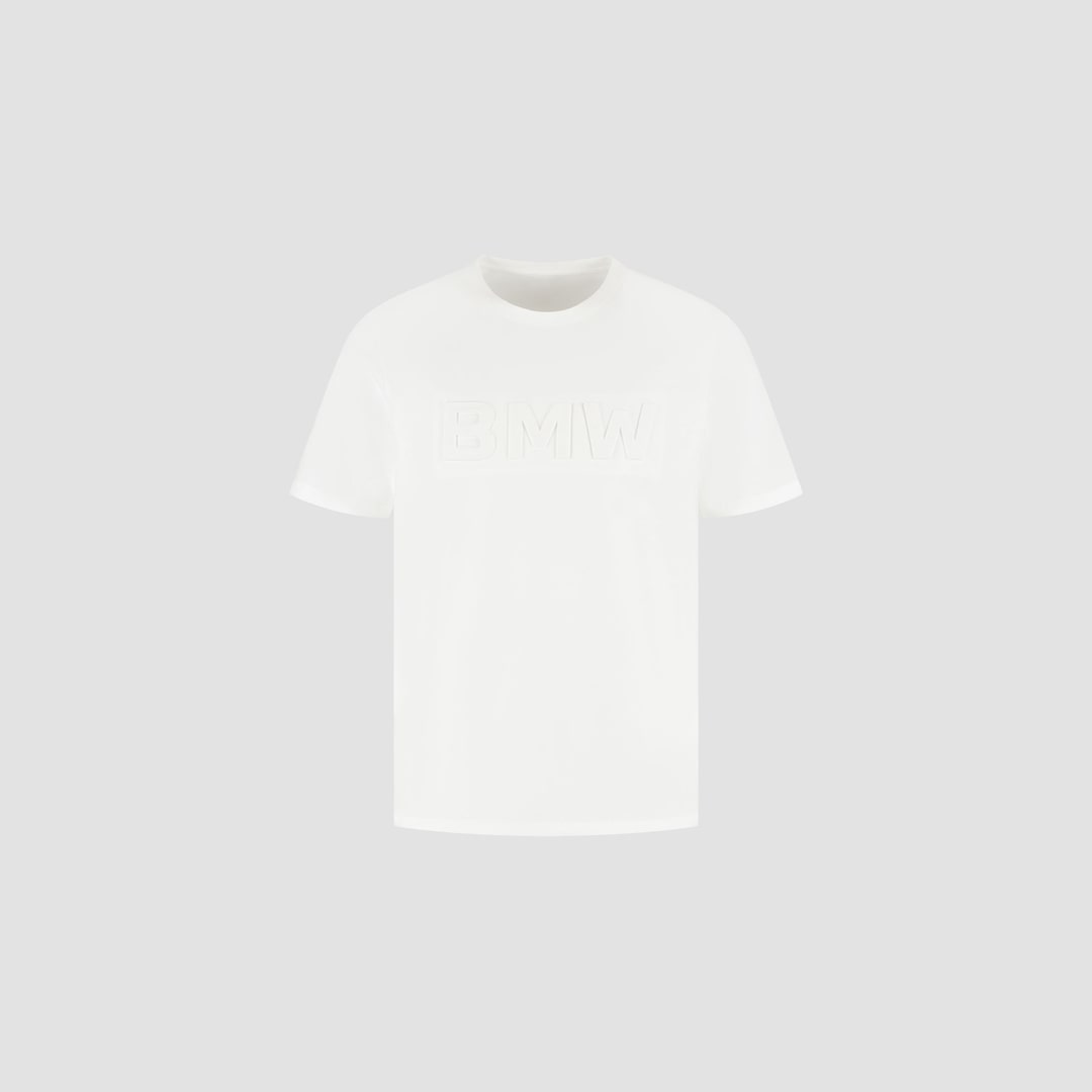 View in full screen BMW Core Embossed Logo T-Shirt  White 1