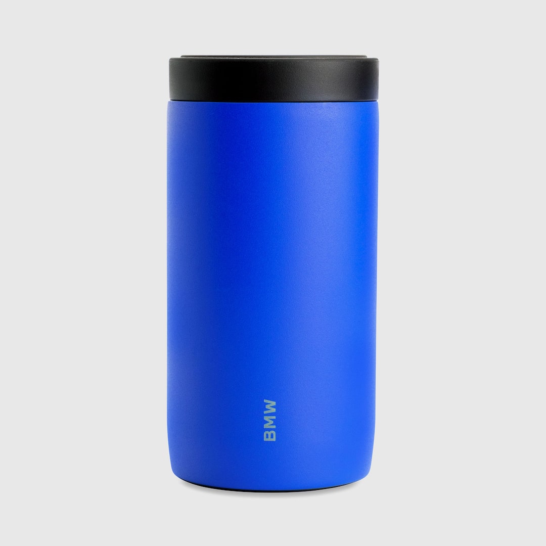 Als Vollbild anzeigen BMW 330ml Thermokappe mit Druckverschluss Blau 1