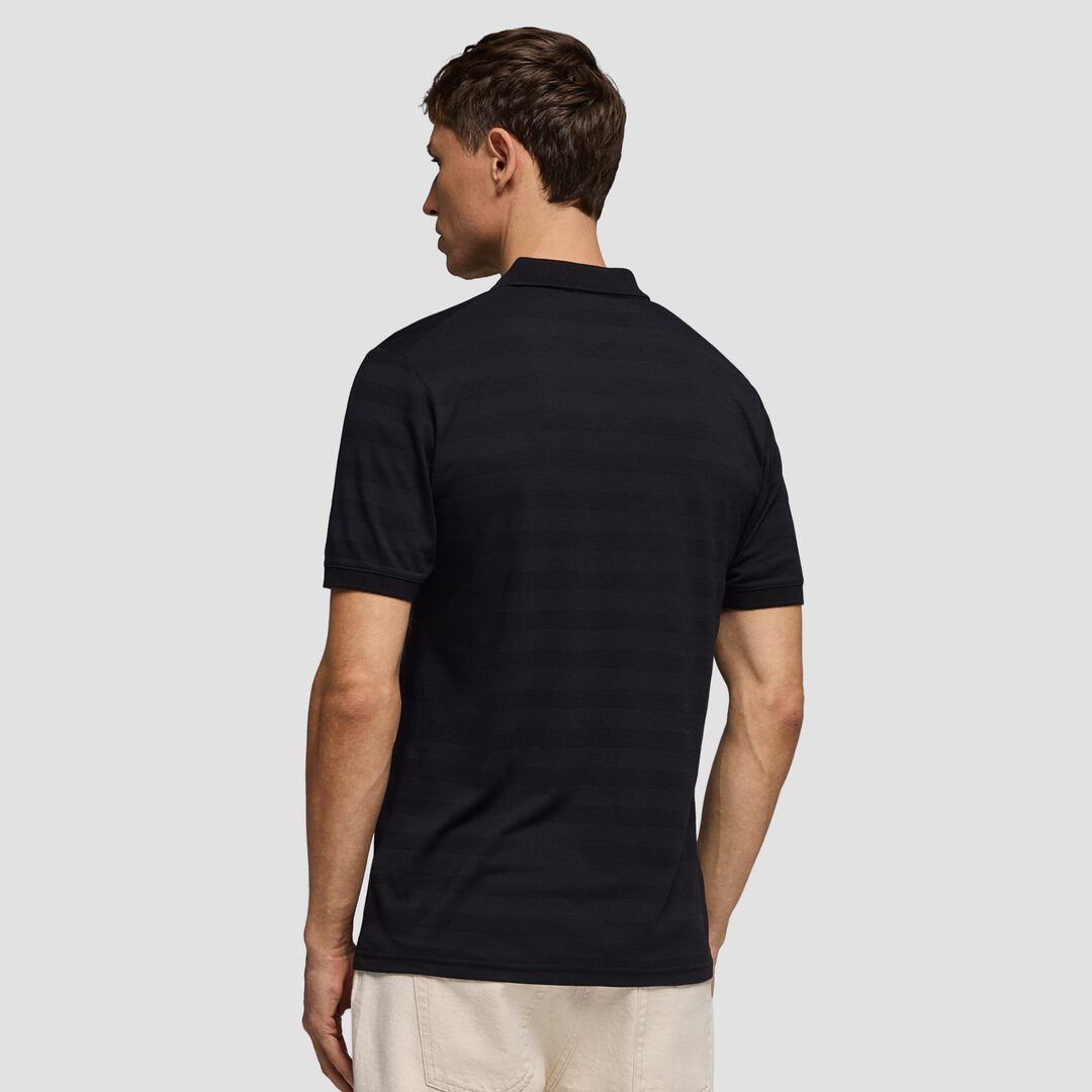 View in full screen BMW Lifestyle Pixel Logo Polo Shirt - Men's True Black 5