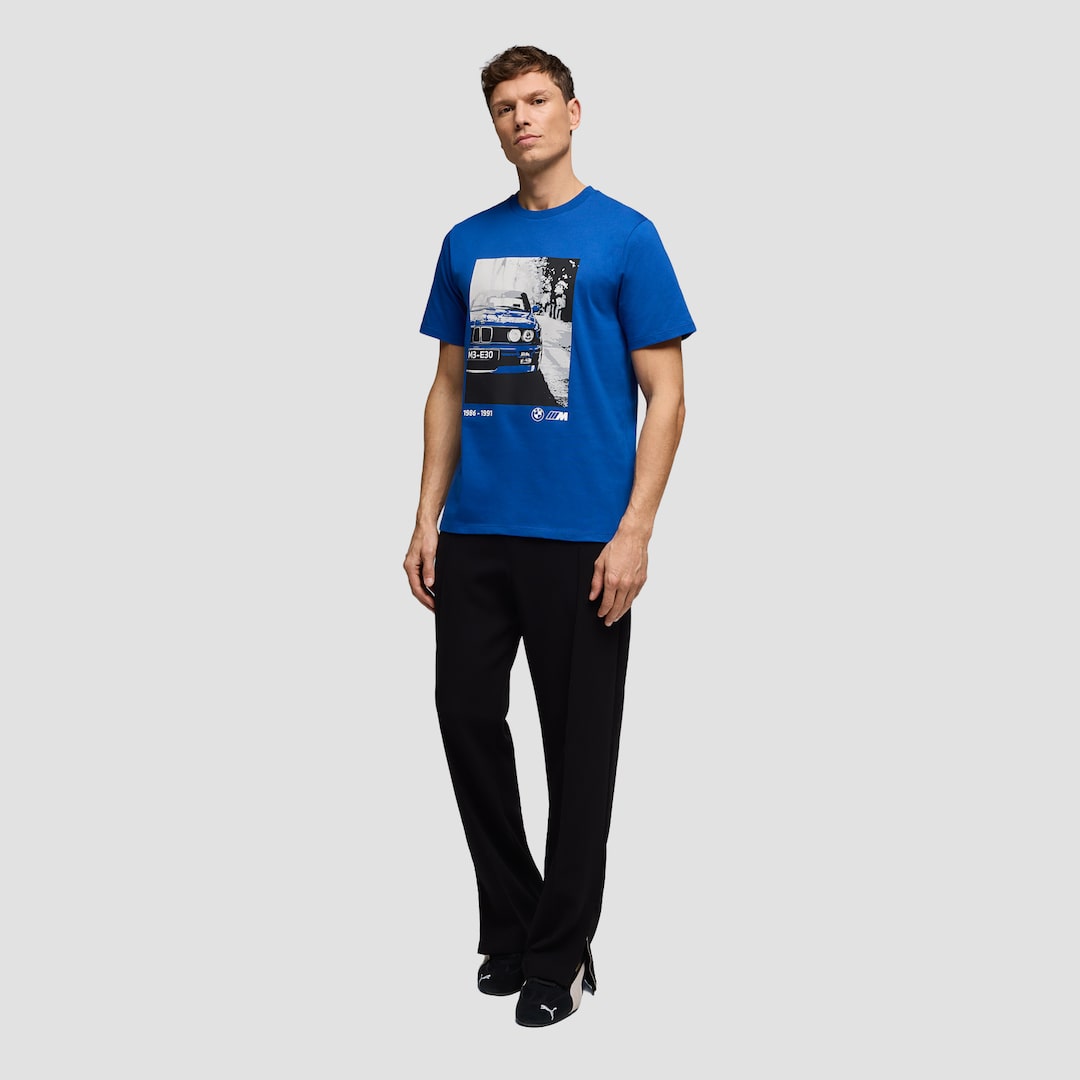 View in full screen BMW M Series M3 E30 T-Shirt  Mauritius Blue 1