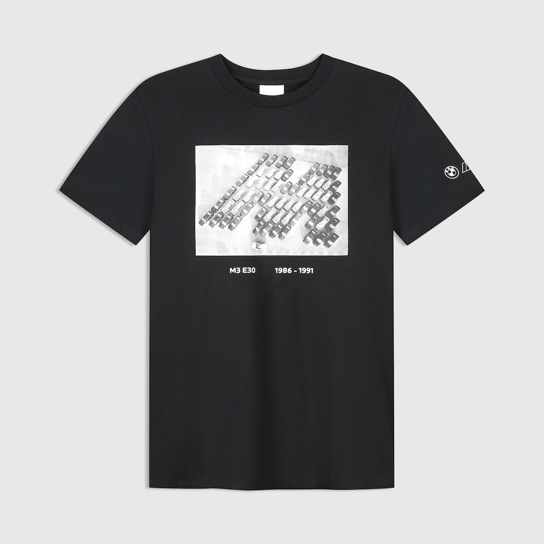 Visualizza a schermo intero Maglietta BMW M Series M3 E30  Nero 2