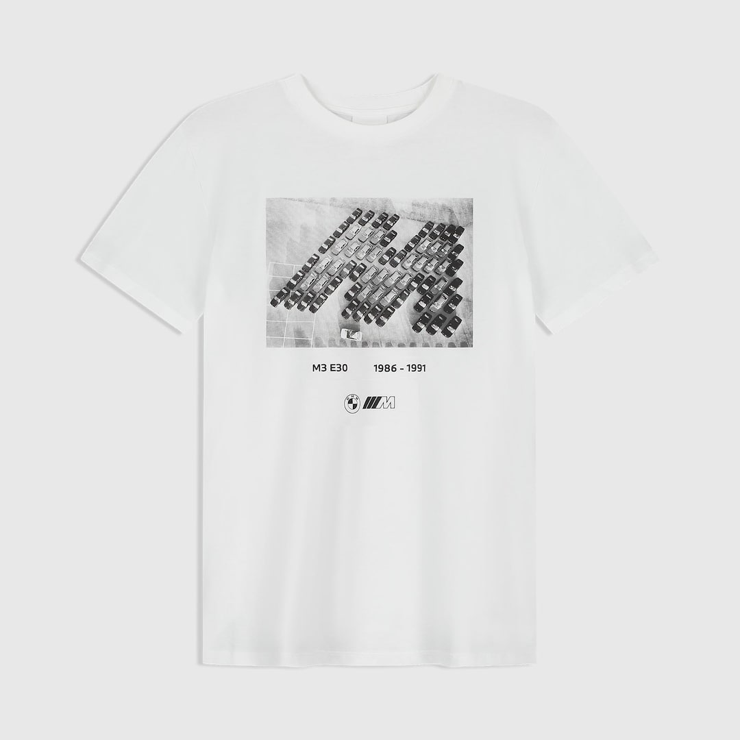 View in full screen BMW M Series M3 E30 T-Shirt  White 2