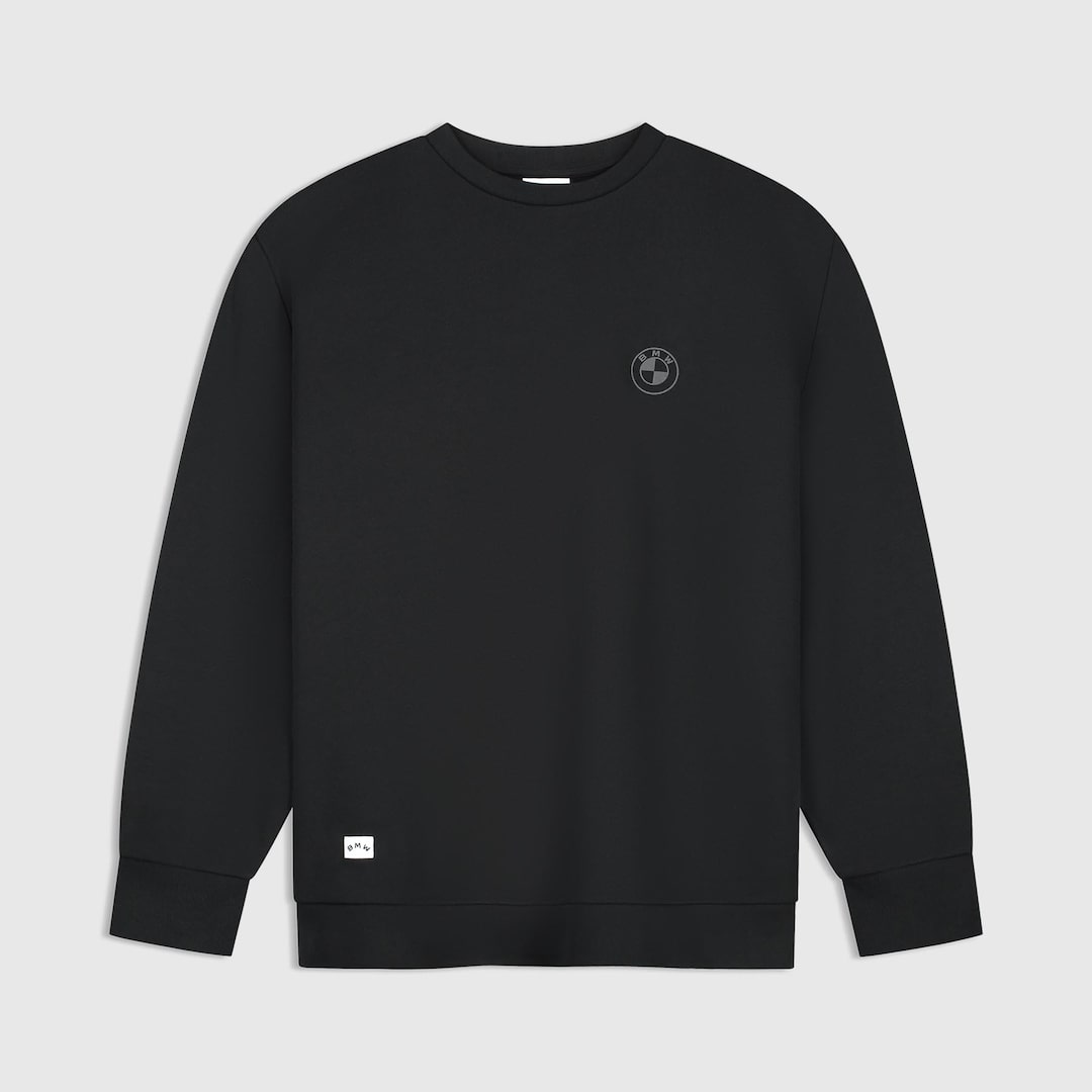 View in full screen BMW Lifestyle Pixel Logo Sweatshirt  Black 2