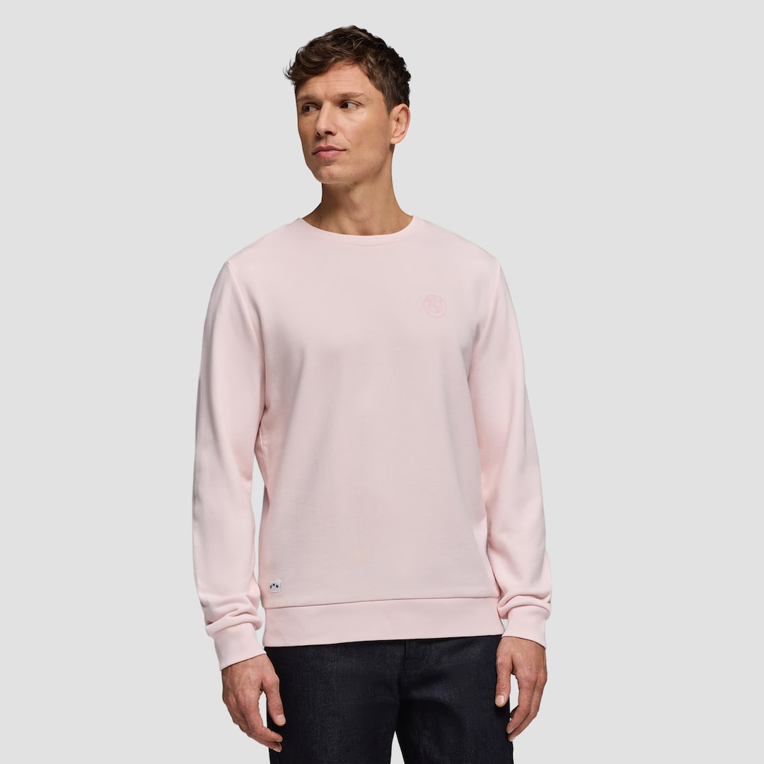 View in full screen BMW Lifestyle Pixel Logo Sweatshirt Primrose Pink 3