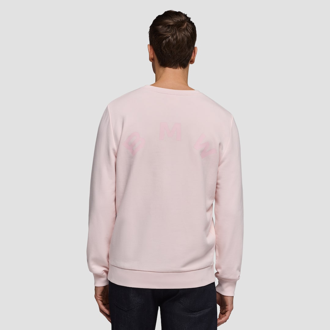 View in full screen BMW Lifestyle Pixel Logo Sweatshirt Primrose Pink 5