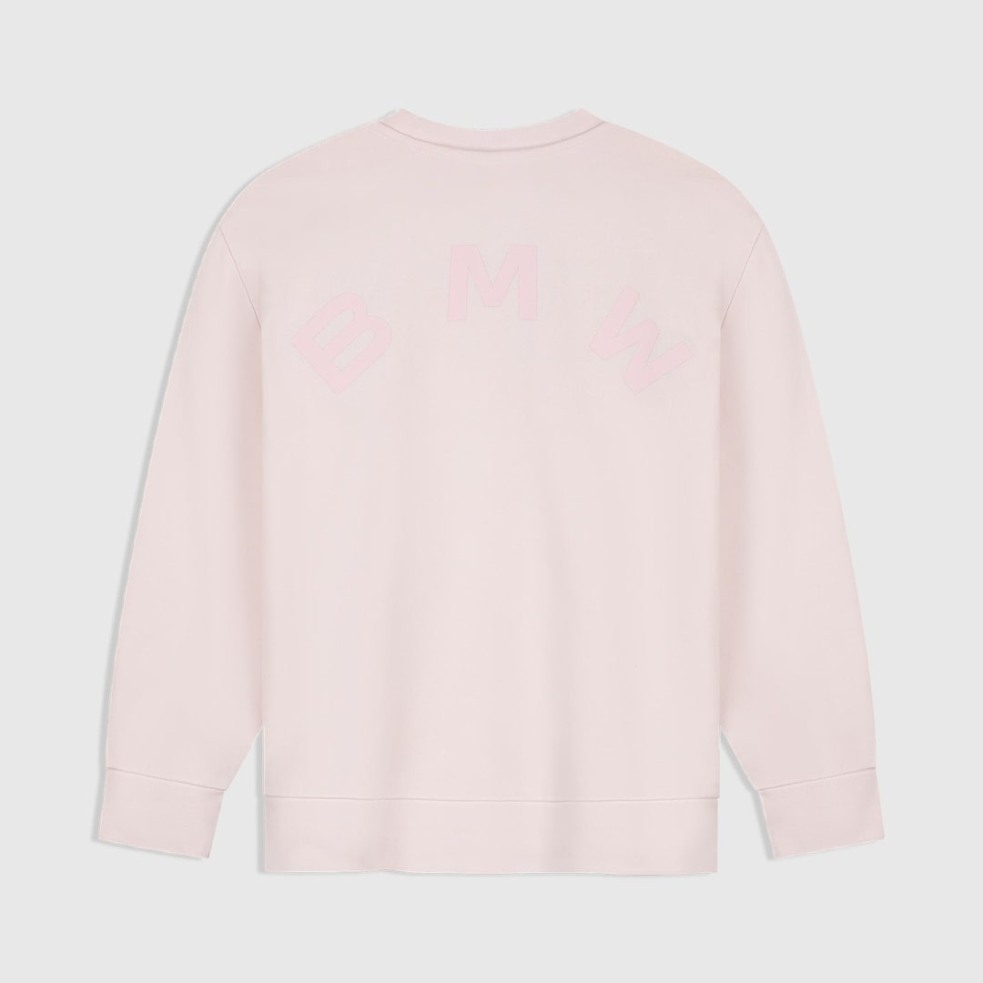 View in full screen BMW Lifestyle Pixel Logo Sweatshirt Primrose Pink 4