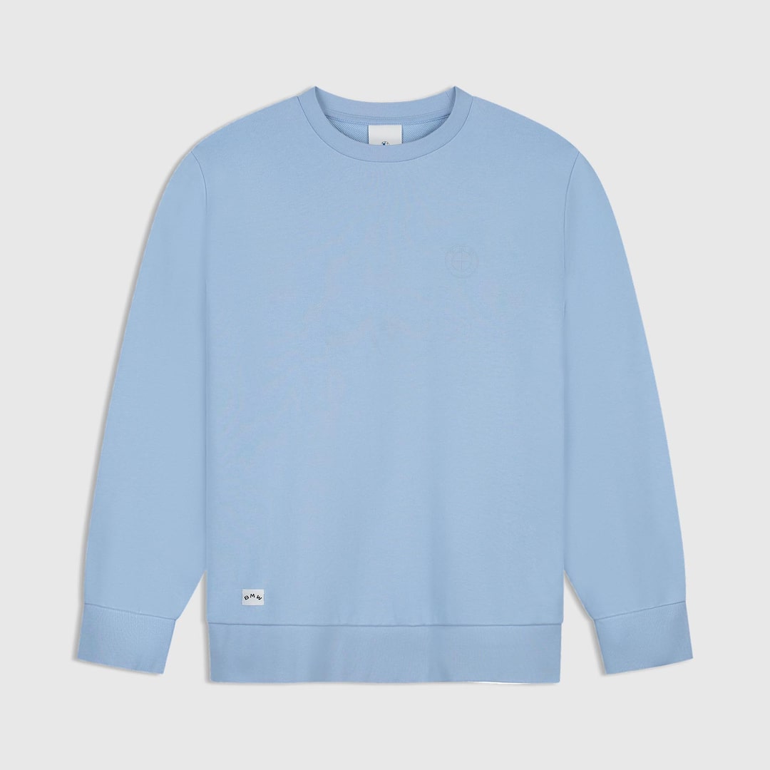 Visualizza a schermo intero Felpa BMW Lifestyle Pixel Logo  Chambray 2