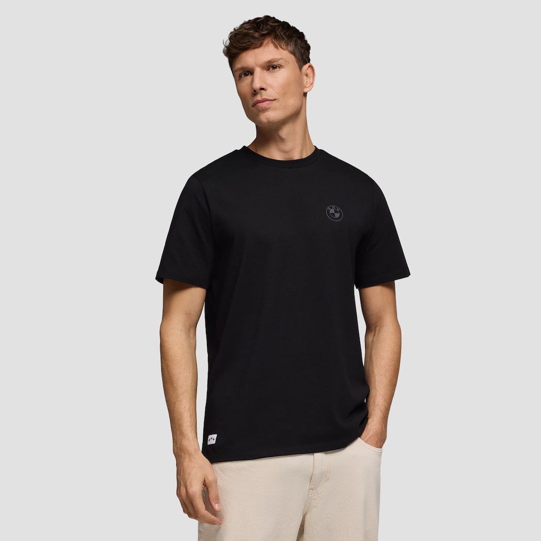 View in full screen BMW Lifestyle Pixel Logo T-Shirt Black 3