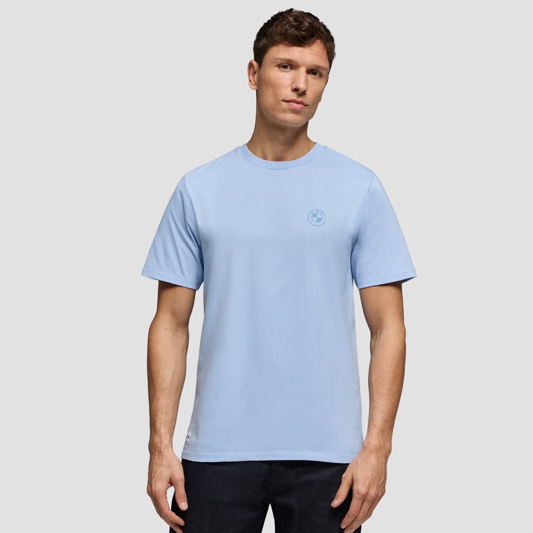 View in full screen BMW Lifestyle Pixel Logo T-Shirt Chambray 3