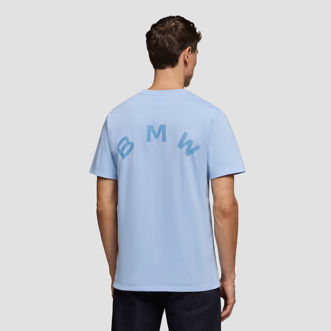 View in full screen BMW Lifestyle Pixel Logo T-Shirt Chambray 5