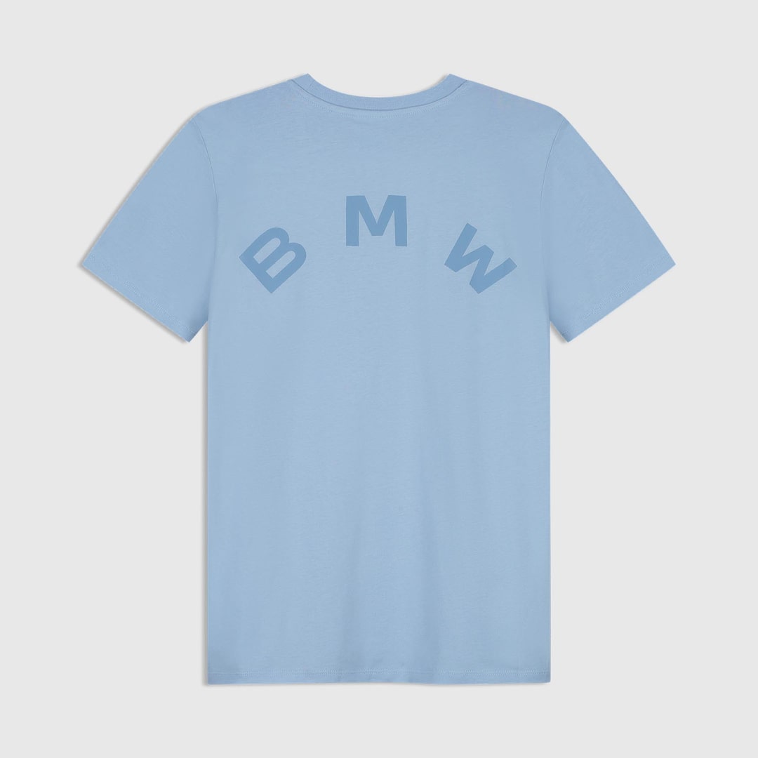 View in full screen BMW Lifestyle Pixel Logo T-Shirt Chambray 4
