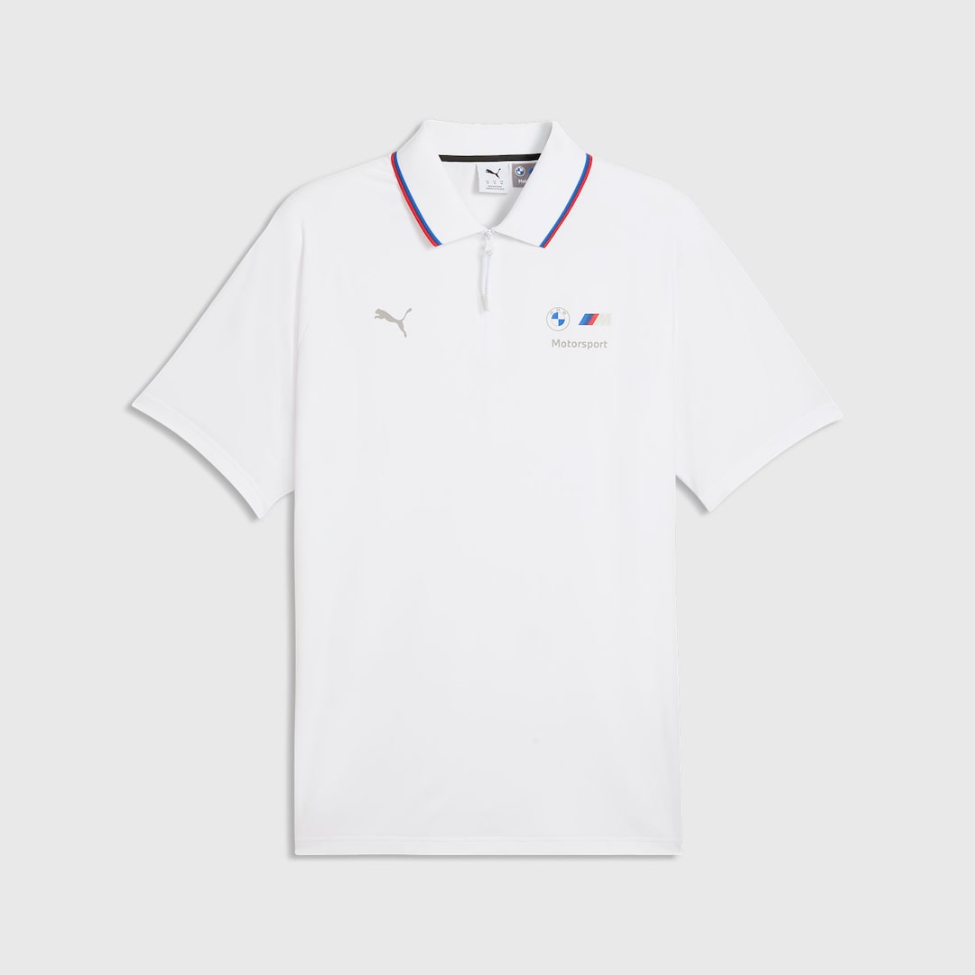 View in full screen Puma BMW M Motorsport Cloudspun Polo  White 1