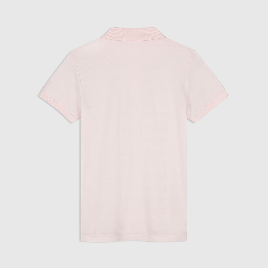 View in full screen BMW Lifestyle Pixel Logo Polo - Women's Primrose Pink 2
