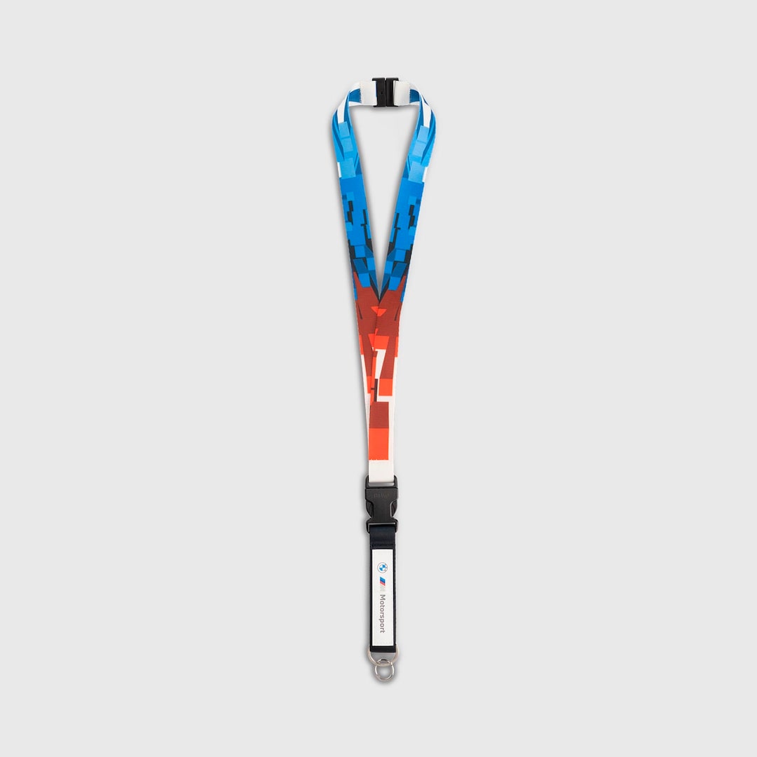View in full screen BMW M Motorsport Core Lanyard  Pixel AOP 1