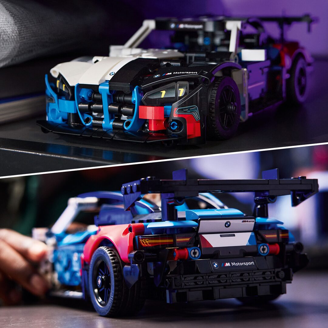 View in full screen BMW Lego M4 GT3 Technic multicolor 4