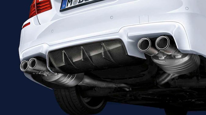 BMW M Performance Endrohrblende Titan für M5, M6 (F10M, F06M, F12M 