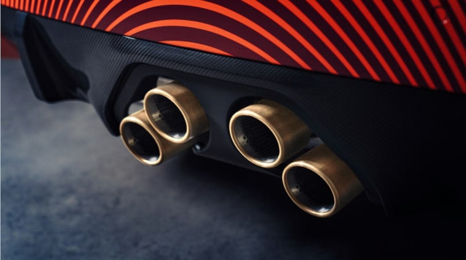 BMW M Performance Endrohrblende Titan anodisiert für M2 (G87) | BMW.de