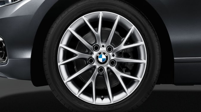 BMW 17 Zoll Sommer-Leichtmetallräder Y-Speiche 380, Reflex Silver 