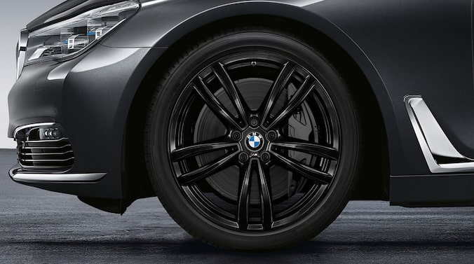 BMW 19 Zoll Leichtmetallräder M Doppelspeiche 647M, Jet Black Uni 