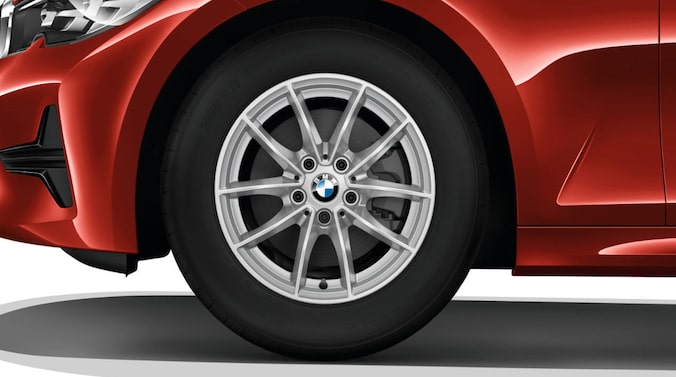 BMW 16 Zoll Leichtmetallräder V-Speiche 774, Reflex Silver 