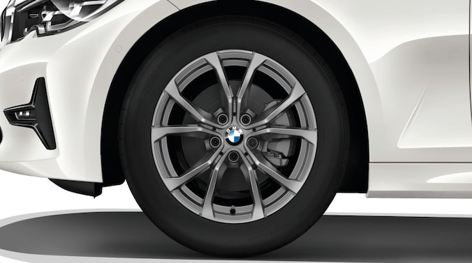 BMW 17 Zoll Leichtmetallräder V-Speiche 776, Ferric Grey 