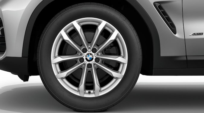 BMW 19 Zoll Leichtmetallräder V-Speiche 691, Reflex Silver 