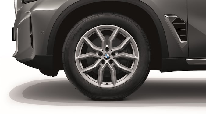BMW 19 Zoll Winter-Leichtmetallräder V-Speiche 734, reflex silver 