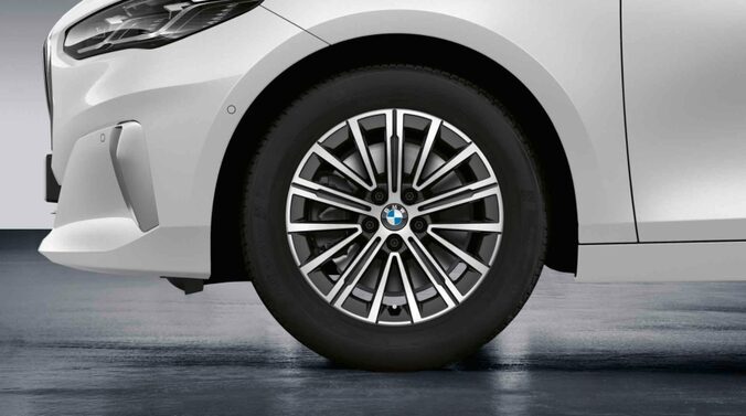 BMW 17 Zoll Winter-Leichtmetallräder V-Speiche 833, gunmetal grey  