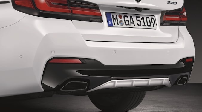 BMW M Performance Stoßfängerblende schwarz Hochglanz hinten für 