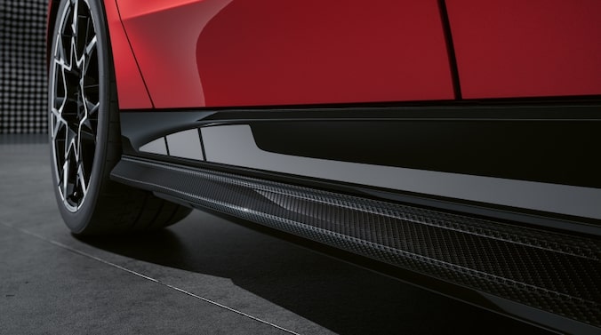 BMW M Performance Schwelleraufsatz Carbon links für 5er (G60, G61 