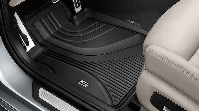 BMW Fußmatten Allwetter vorne Schwarz für 5er, M5 (F90, F90N, G30  