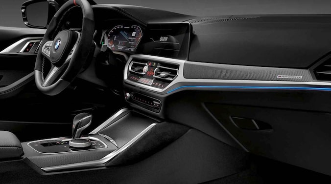 BMW M Performance Interieurblenden Carbon/Alcantara für 3er, 4er 