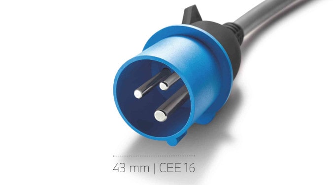 BMW Adapter Ladekabel für Flexible Fast Charger 2.0 (CEE blau 16A 