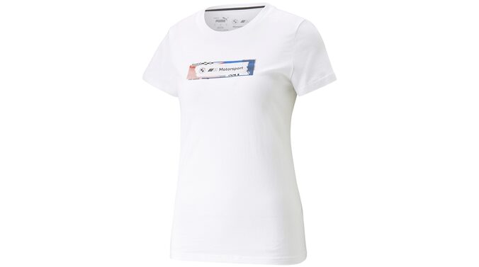 BMW M Motorsport Statement T-Shirt Damen, weiß | BMW.de