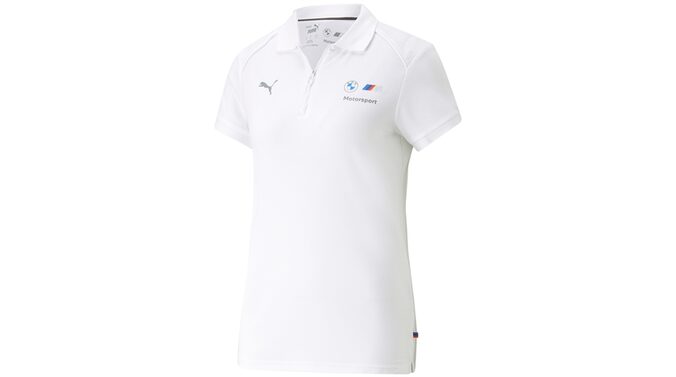 BMW M Motorsport Polo Damen, weiß | BMW.de