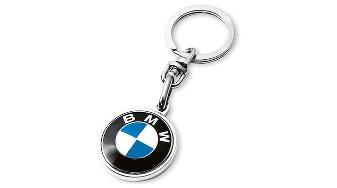 Schlüsselanhänger BMW with Secret Es öffnet Sterling Silber Emaille Stahl  Ring beinhaltet Markenverpackung Silber Sonnen Stil Schmuck Design aus Bali  -  Schweiz