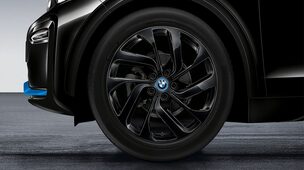 BMW 19 Zoll Leichtmetallräder Turbinenspeiche 428, Jet Black Uni  