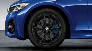 18" Leichtmetallräder M Performance Doppelspeiche 796M, Jet Black Matt, Bridgestone