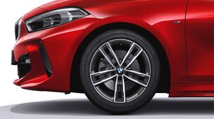BMW 17 Zoll Sommer-Leichtmetallräder M Doppelspeiche 550M, Ferric 