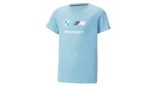 BMW M Motorsport Logo T-Shirt Kinder, blau | BMW.de