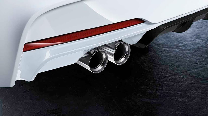 BMW M Performance Schalldämpfersystem inkl. Endrohrblenden für 3er 