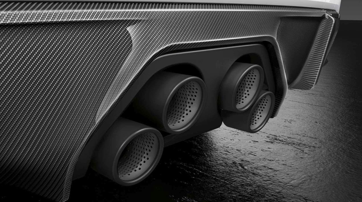 BMW M Performance Endrohrblenden Titan für M3, M4 (G80, G81, G82  